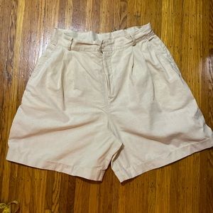 Vintage linen shorts